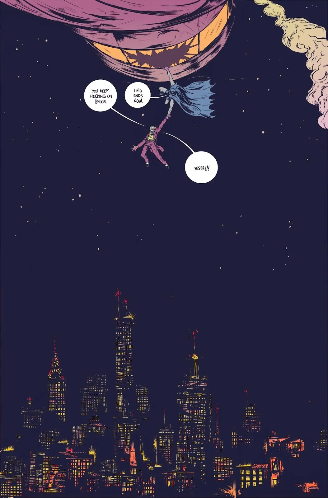 Pág VIII - Batman - The Deal por G. Preciado e D. Bayliss batman, batman the deal, daniel bayliss, gerardo preciado, moonhead batman, graphic novel batman, batman and joker, batman e coringa,