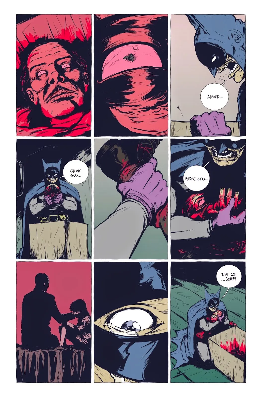 Pág I - Batman - The Deal por G. Preciado e D. Bayliss batman, batman the deal, daniel bayliss, gerardo preciado, moonhead batman, graphic novel batman, batman and joker, batman e coringa,