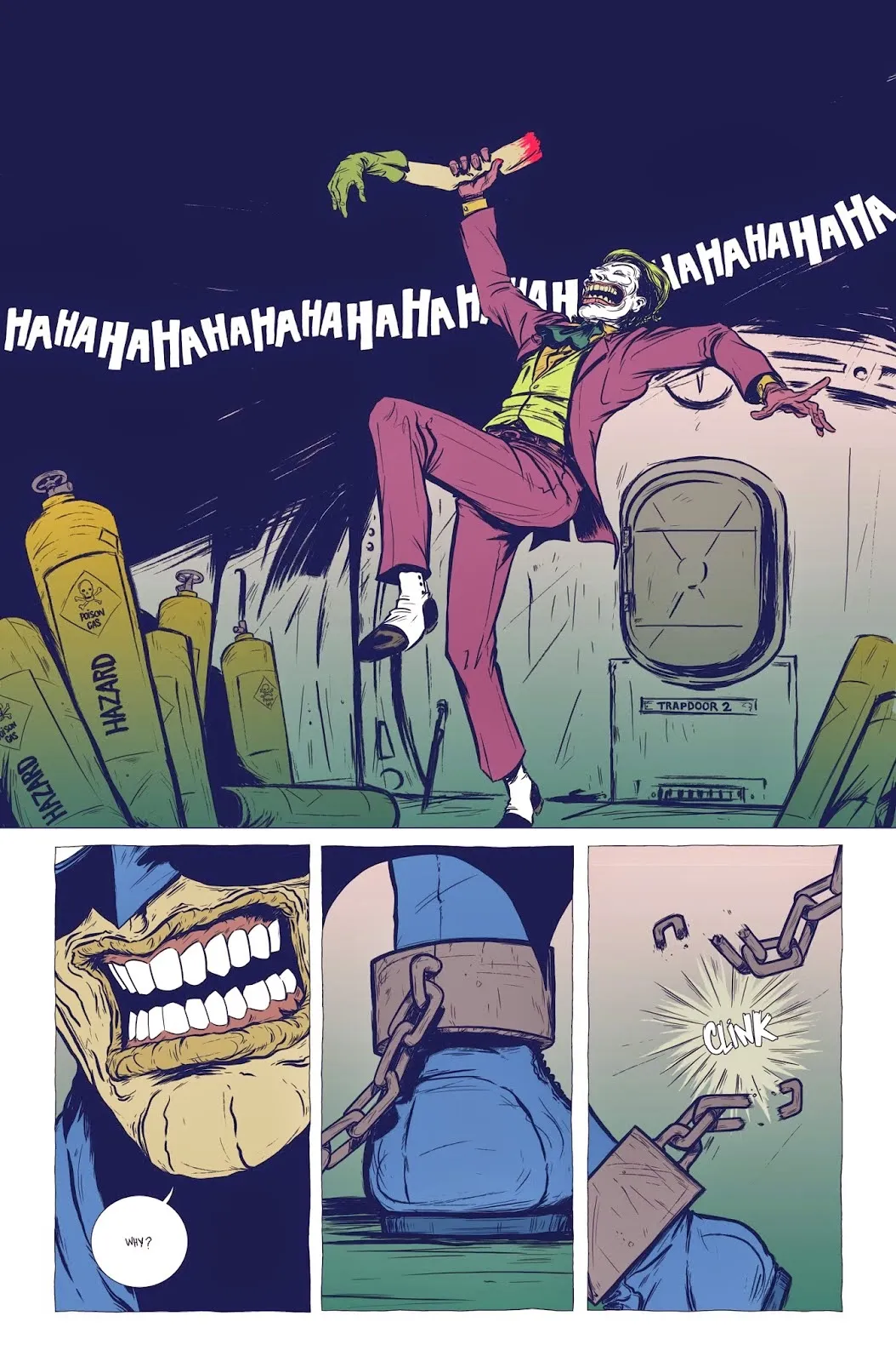 Pág III - Batman - The Deal por G. Preciado e D. Bayliss batman, batman the deal, daniel bayliss, gerardo preciado, moonhead batman, graphic novel batman, batman and joker, batman e coringa,