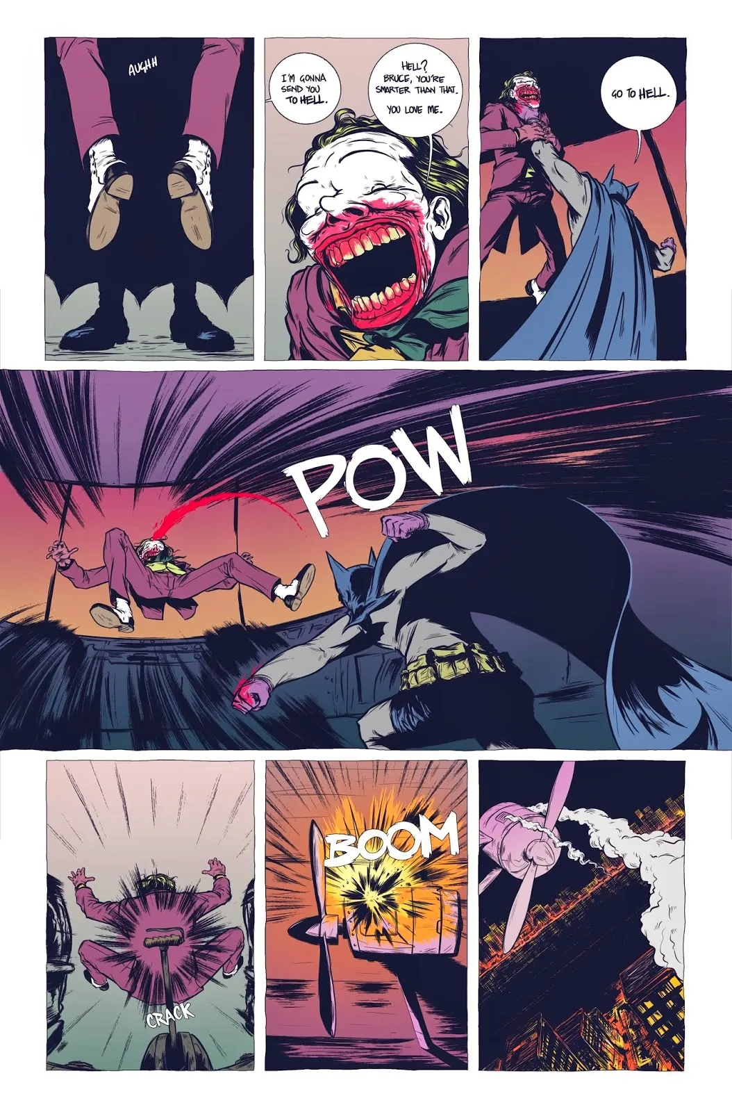 Pág VI - Batman - The Deal por G. Preciado e D. Bayliss batman, batman the deal, daniel bayliss, gerardo preciado, moonhead batman, graphic novel batman, batman and joker, batman e coringa,