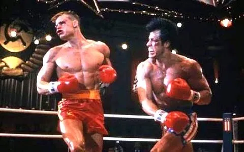 sylvester stallon, dolph lundgren, guerra fria, cinema, cinema e a guerra fria, cinema na guerra fria, armas alternativas da guerra fria, filmes, rocky balboa, rocky IV, rocky 4, filmes rocky, filmes de boxe, pugilismo,