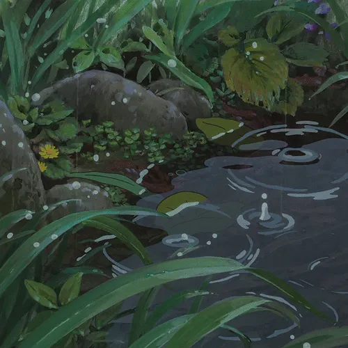 chuva, gotas de chuva, chuva desenho, animação,