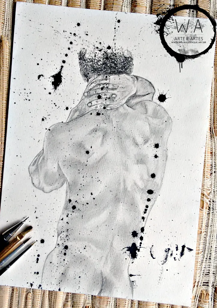 art, drawing, painting, pintura aquarela, aquarela, como usar aquarela, como pintar com aquarela, realismo preto e cinza, realismo com grafite, como desenhar realismo, desenho realista, desenhos realistas, desenho de corpo, desenhos de corpos, desenhos de nu artístico, nu artístico, desenho de rosto, grafite, desenho com grafite, arte, pintura,