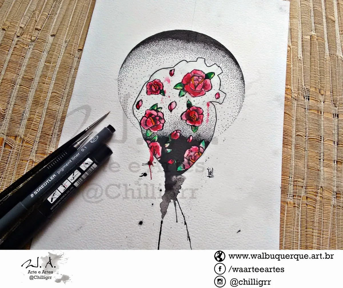 dotwork, watercolor, watercolor tattoo, tatuagem aquarela, tattoo watercolor, tatuagem de aquarela, pontilhismo, black work, dotwork tattoo, black work tattoo