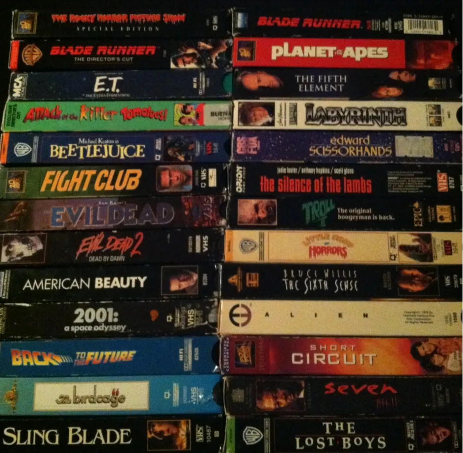 tapes, movies tapes.